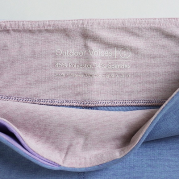 NWT Outdoor Voices 7/8 Springs Leggings Lilac S - Picture 7 of 8